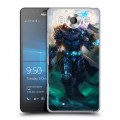 Дизайнерский пластиковый чехол для Microsoft Lumia 950 World of warcraft