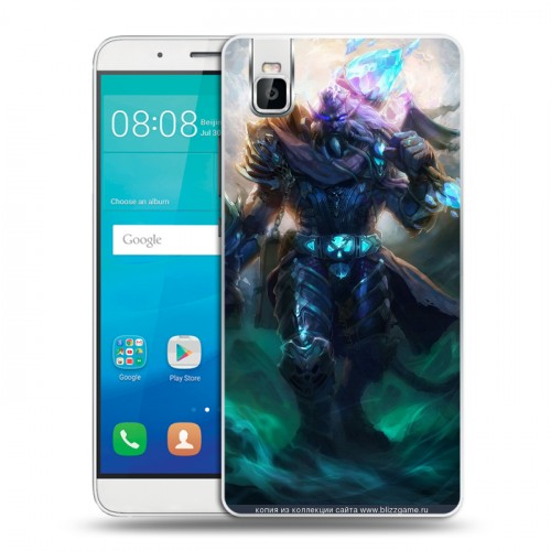 Дизайнерский пластиковый чехол для Huawei ShotX World of warcraft