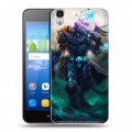 Дизайнерский пластиковый чехол для Huawei Y6 World of warcraft