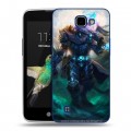 Дизайнерский пластиковый чехол для LG K4 World of warcraft