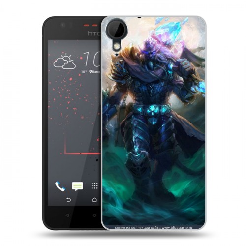 Дизайнерский пластиковый чехол для HTC Desire 825 World of warcraft