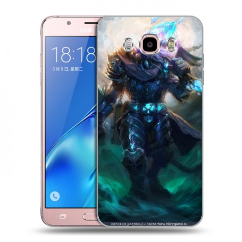 Дизайнерский силиконовый с усиленными углами чехол для Samsung Galaxy J5 (2016) World of warcraft