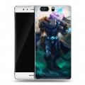 Дизайнерский пластиковый чехол для Huawei P9 Plus World of warcraft