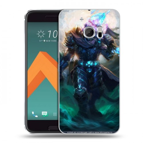 Дизайнерский пластиковый чехол для HTC 10 World of warcraft