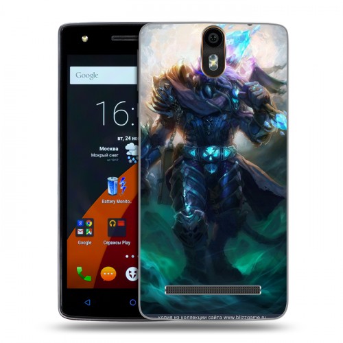 Дизайнерский силиконовый чехол для Wileyfox Storm World of warcraft