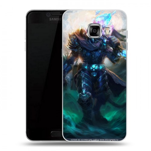 Дизайнерский пластиковый чехол для Samsung Galaxy C5 World of warcraft