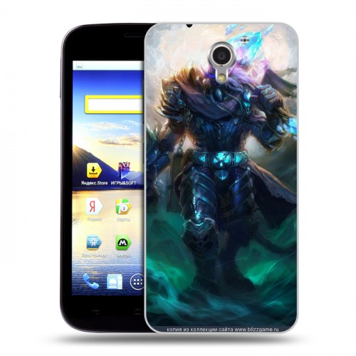 Дизайнерский пластиковый чехол для ZTE Blade A510 World of warcraft