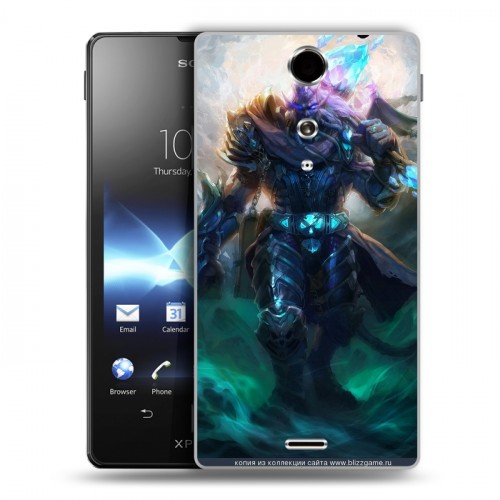 Дизайнерский пластиковый чехол для Sony Xperia TX World of warcraft