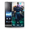 Дизайнерский пластиковый чехол для Sony Xperia S World of warcraft