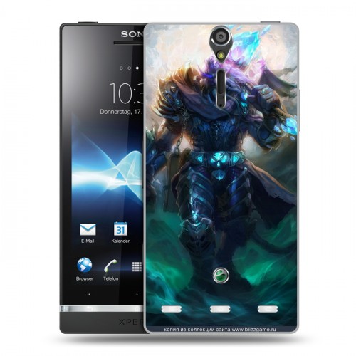 Дизайнерский пластиковый чехол для Sony Xperia S World of warcraft