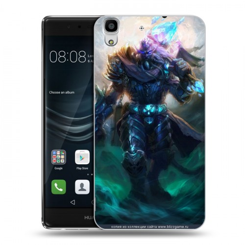 Дизайнерский пластиковый чехол для Huawei Y6II World of warcraft