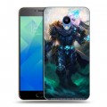 Дизайнерский пластиковый чехол для Meizu M5 World of warcraft