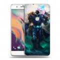 Дизайнерский пластиковый чехол для HTC One X10 World of warcraft