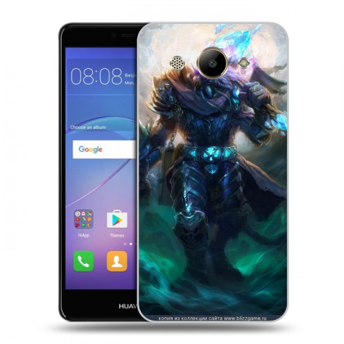 Дизайнерский пластиковый чехол для Huawei Y3 (2017) World of warcraft