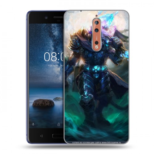 Дизайнерский пластиковый чехол для Nokia 8 World of warcraft