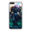 Дизайнерский силиконовый чехол для Huawei P Smart World of warcraft