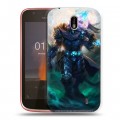 Дизайнерский пластиковый чехол для Nokia 1 World of warcraft