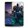 Дизайнерский пластиковый чехол для Nokia 7 Plus World of warcraft