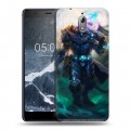 Дизайнерский силиконовый чехол для Nokia 3.1 World of warcraft