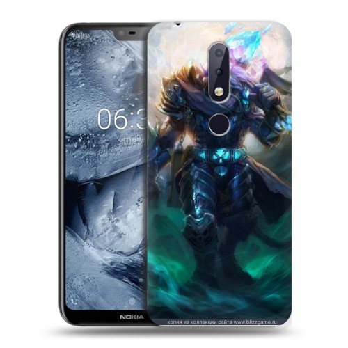 Дизайнерский пластиковый чехол для Nokia 6.1 Plus World of warcraft