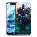 Дизайнерский пластиковый чехол для Nokia 5.1 Plus World of warcraft