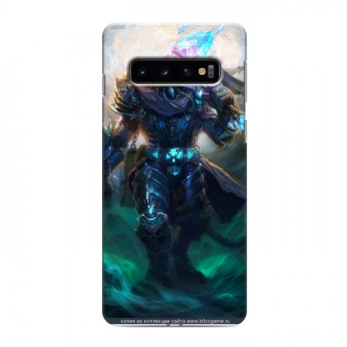 Дизайнерский силиконовый чехол для Samsung Galaxy S10 World of warcraft