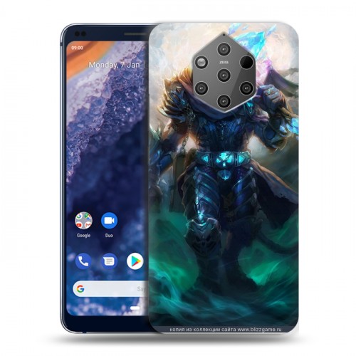 Дизайнерский силиконовый чехол для Nokia 9 PureView World of warcraft