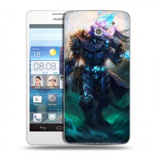 Дизайнерский пластиковый чехол для Huawei Ascend D2 World of warcraft