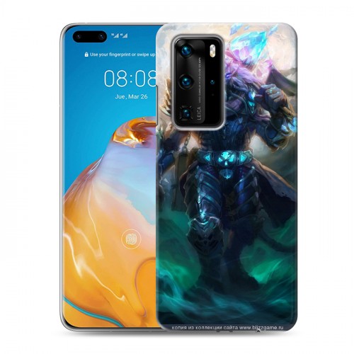 Дизайнерский пластиковый чехол для Huawei P40 Pro World of warcraft