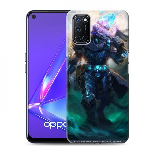 Дизайнерский пластиковый чехол для OPPO A52 World of warcraft