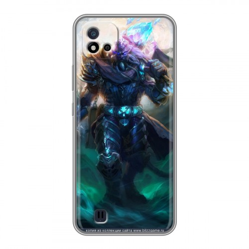 Дизайнерский силиконовый чехол для Realme C20 World of warcraft