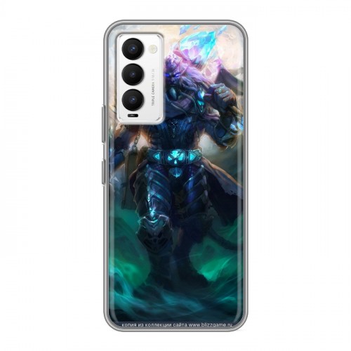 Дизайнерский силиконовый чехол для Tecno Camon 18 World of warcraft