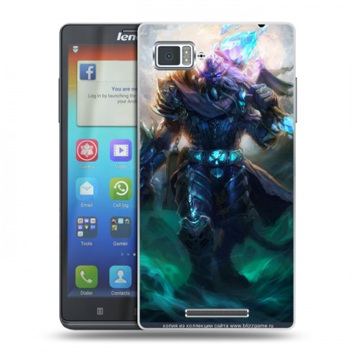 Дизайнерский пластиковый чехол для Lenovo Vibe Z World of warcraft