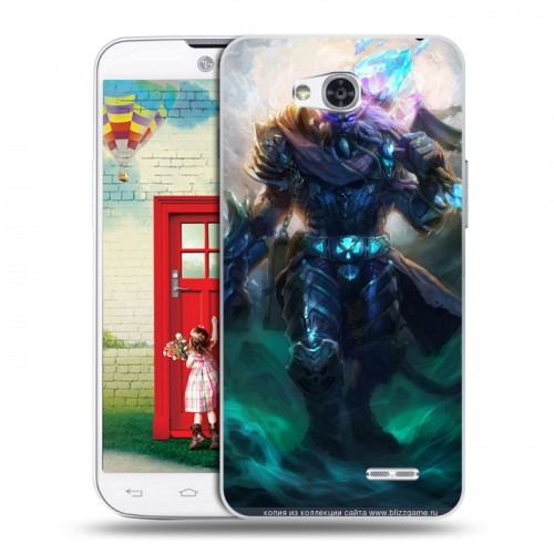 Дизайнерский пластиковый чехол для LG L80 World of warcraft