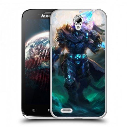 Дизайнерский пластиковый чехол для Lenovo A859 Ideaphone World of warcraft