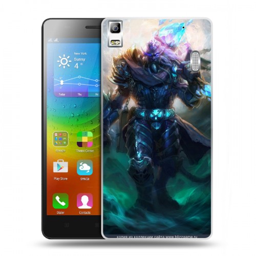 Дизайнерский пластиковый чехол для Lenovo A7000 World of warcraft