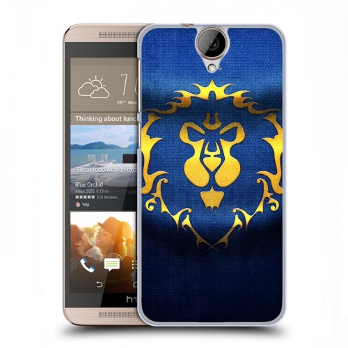 Дизайнерский пластиковый чехол для HTC One E9+ World of warcraft