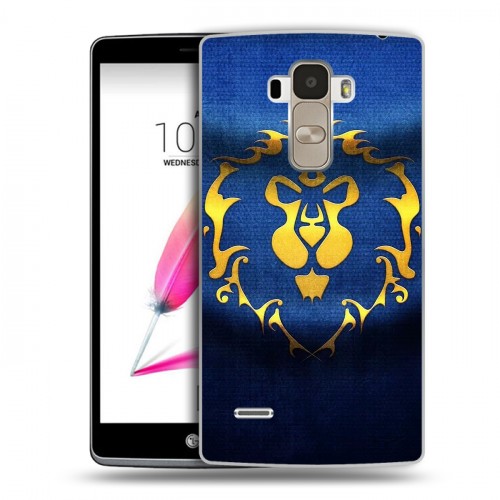 Дизайнерский силиконовый чехол для LG G4 Stylus World of warcraft