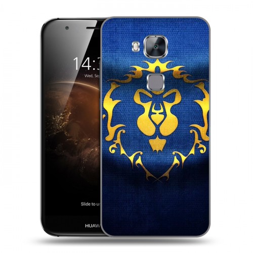 Дизайнерский пластиковый чехол для Huawei G8 World of warcraft