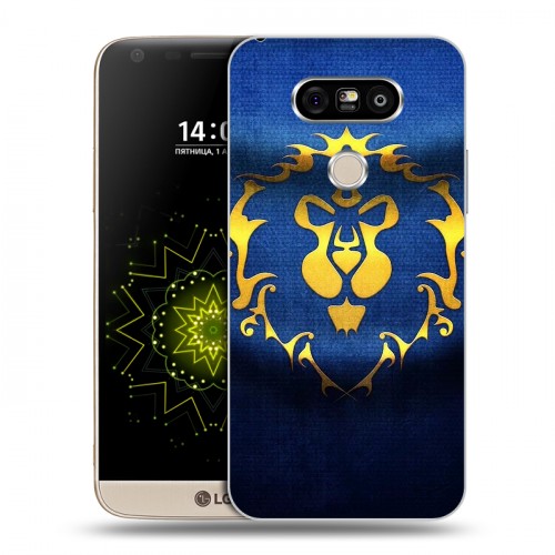 Дизайнерский пластиковый чехол для LG G5 World of warcraft