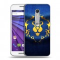 Дизайнерский пластиковый чехол для Lenovo Moto G World of warcraft