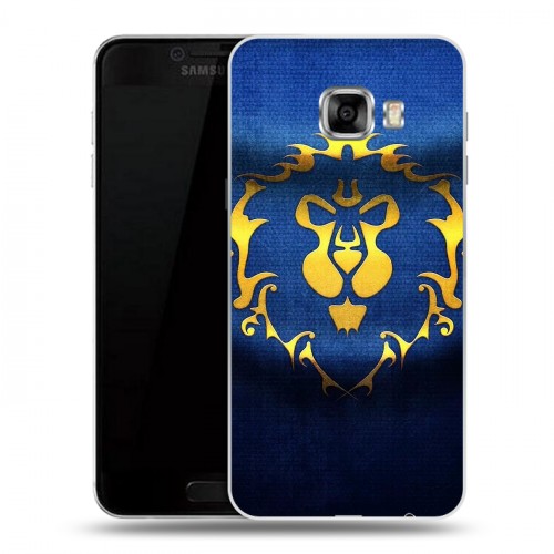 Дизайнерский пластиковый чехол для Samsung Galaxy C5 World of warcraft