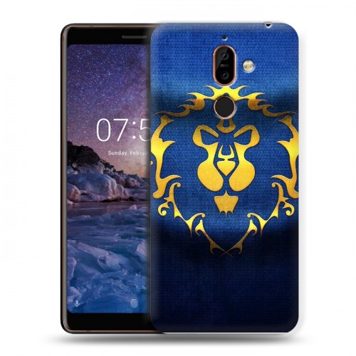 Дизайнерский пластиковый чехол для Nokia 7 Plus World of warcraft