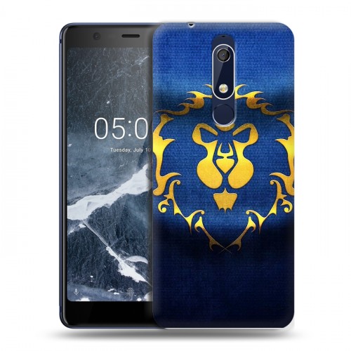 Дизайнерский пластиковый чехол для Nokia 5.1 World of warcraft