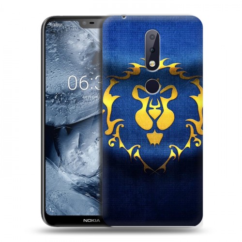 Дизайнерский пластиковый чехол для Nokia 6.1 Plus World of warcraft