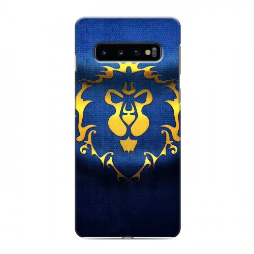 Дизайнерский силиконовый чехол для Samsung Galaxy S10 World of warcraft