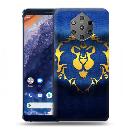 Дизайнерский силиконовый чехол для Nokia 9 PureView World of warcraft