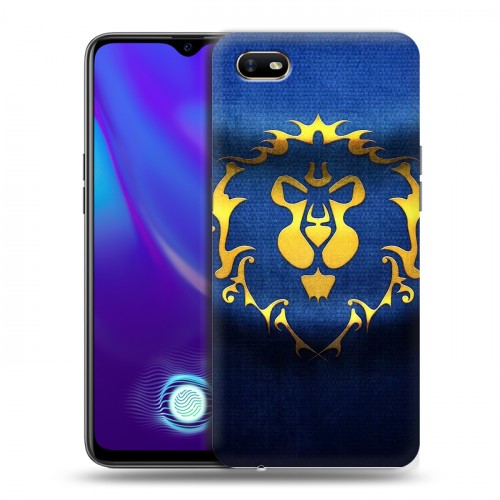 Дизайнерский силиконовый с усиленными углами чехол для OPPO A1k World of warcraft