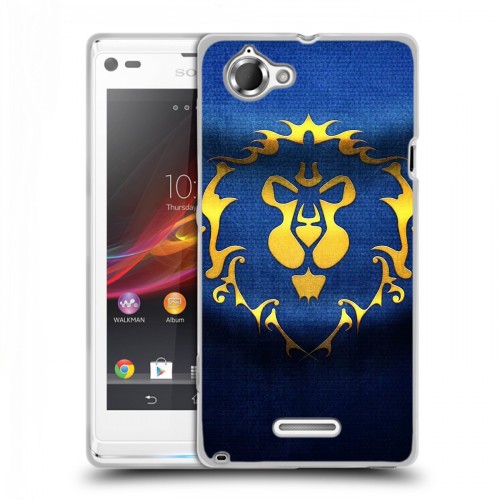 Дизайнерский пластиковый чехол для Sony Xperia L World of warcraft