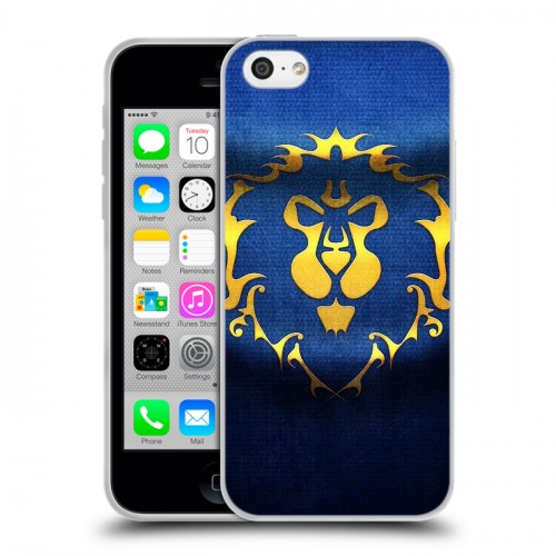 Дизайнерский пластиковый чехол для Iphone 5c World of warcraft